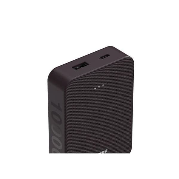 Hama Power Pack 10000 mAh telefonoplader - USB A/C - Let og kompakt
