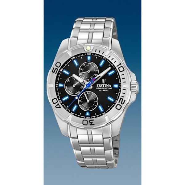 Herreur - Festina - F20445/6 - Multifunktion - Vandtæt 100m - Diameter 43mm Vit