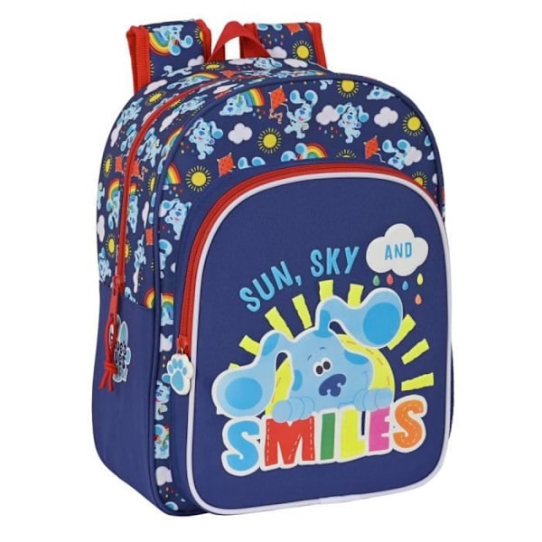 Rygsæk - SAFTA - Blues Clues - Multifarvet - 10L - Tilpasningsbar på vogn Flerfärgad