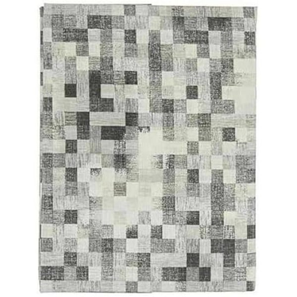 Bordsduk - Kinvara - Grå - 140 x 180 cm - Fläckbeständig - 6 enheter Grå