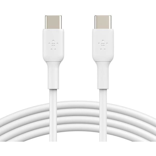 BELKIN USB-C–USB-C-kaapeli 1M valkoinen hvid