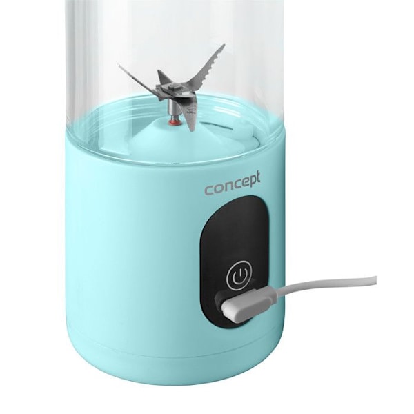 Blender - Koncept - SM4002 - 600 ml - Litiumjonbatteri - 17000 varv/minut blå