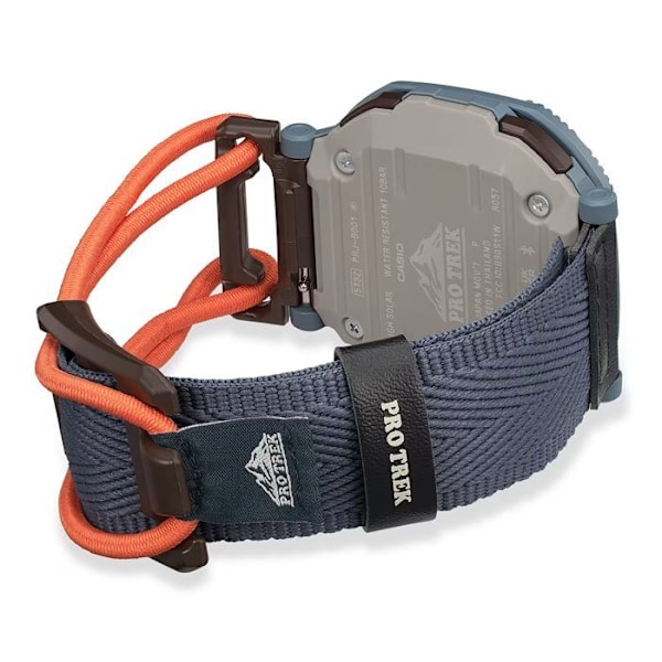 Klocka - Casio - PRJ-B001B-2ER - Blå Nylon - Vattentålig 10 bar - 44 mm Blå