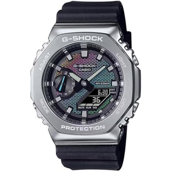 Ur - CASIO - GM-2100RW-1AER - Sort - Rustfrit stål - Vandtæthed 20 bar Svart
