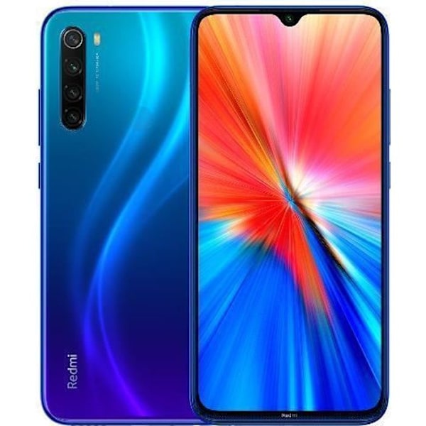 TÉLÉFONI, Smartphone, GSM/GPRS/EDGE/UMTS/HSDPA, Xiaomi, Xiaomi Redmi Note 8 2021 Blå 4 64 Blå