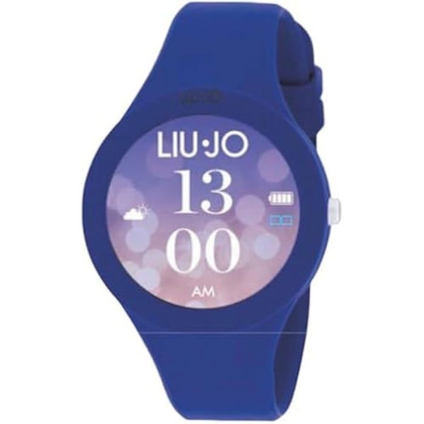 Unisex Smartwatch Voice Paint Blue Liu Jo - Bluetooth - 1,2 Tommer - Quartz - Mineralglas Blå