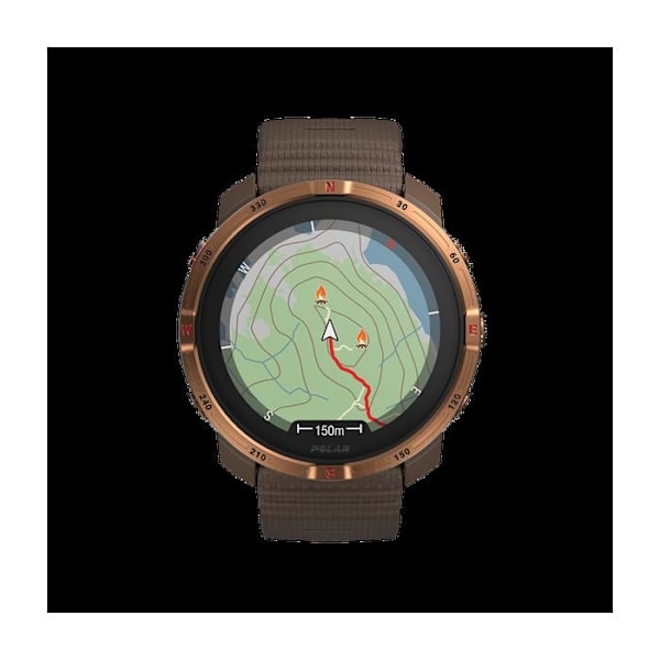 Sportklocka - Polar - Grit X2 - AMOLED - Safirglas - Multisport Brun koppar