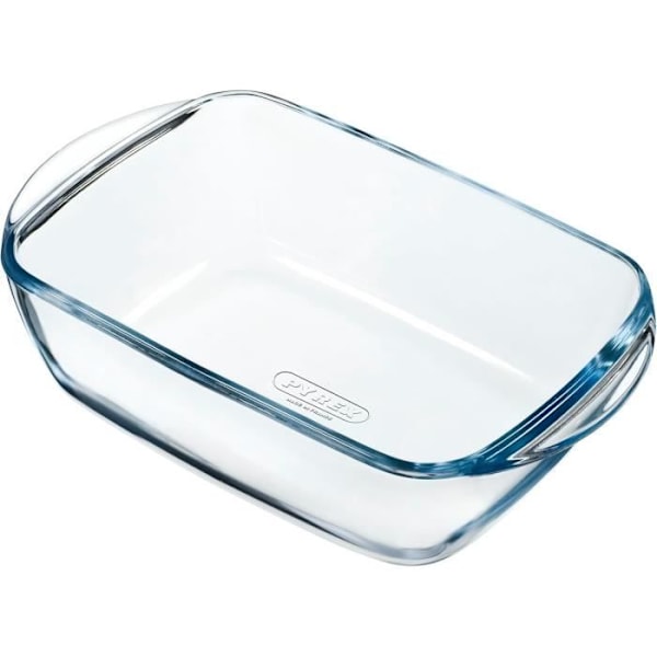 Plat luftfritös - PYREX - 1450143 - Rektangulär - I borosilikatglas - 23 x 15 cm TRANSPARENT