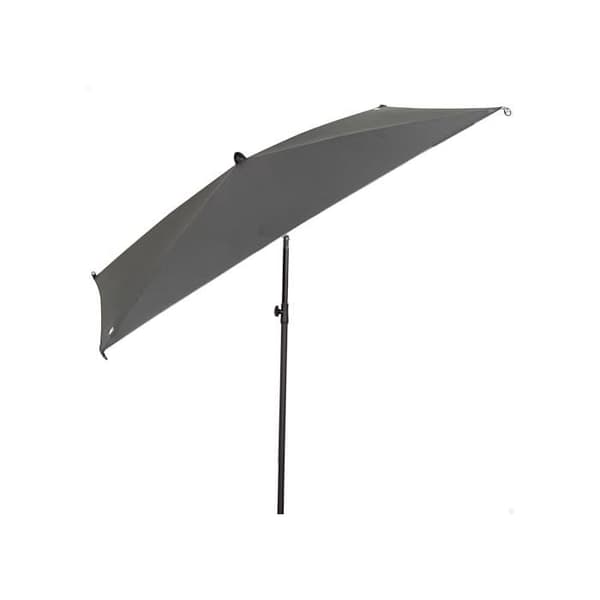 Firkanthavemølle - AKTIVE - 175x175 cm - Grå - Vipbart mast - UV30 beskyttelse - 4 robuste ribber Grå