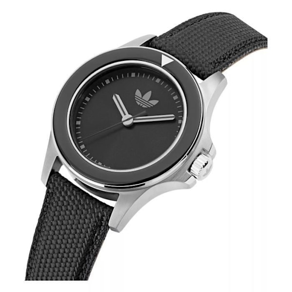 Adidas Ur - Unisex - AOFH23016 - Sort Læder - 44mm - 5 bar Svart