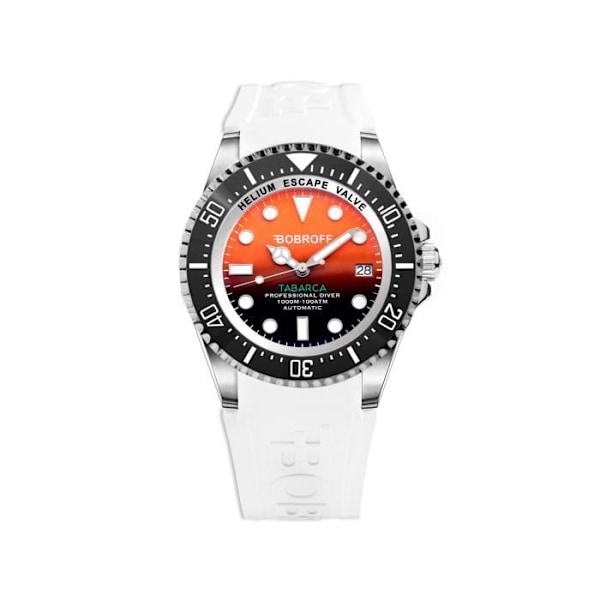 Ur - Bobroff - BF0004-BFSTB - Automatisk - Gummirem - 42mm rustfrit stål