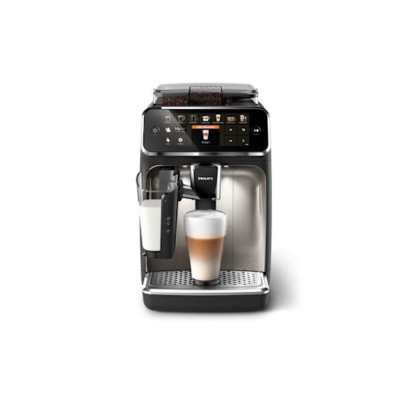 PHILIPS Helt automatisk espressomaskine - 12 lækre kaffevarianter tilberedt med friske bønner - TFT-skærm (EP5447/90)