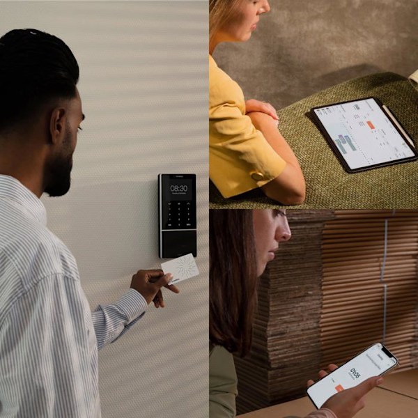 Pointeuse badgeud med RFID-læser TM-616
