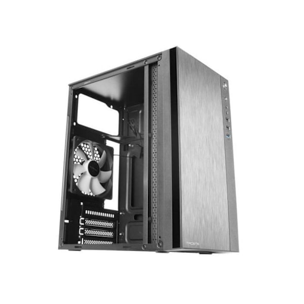 Mini Tower Micro ATX PC kabinet - Tacens - Anima - 2x USB 2.0 - 1x USB 3.0 - Sort