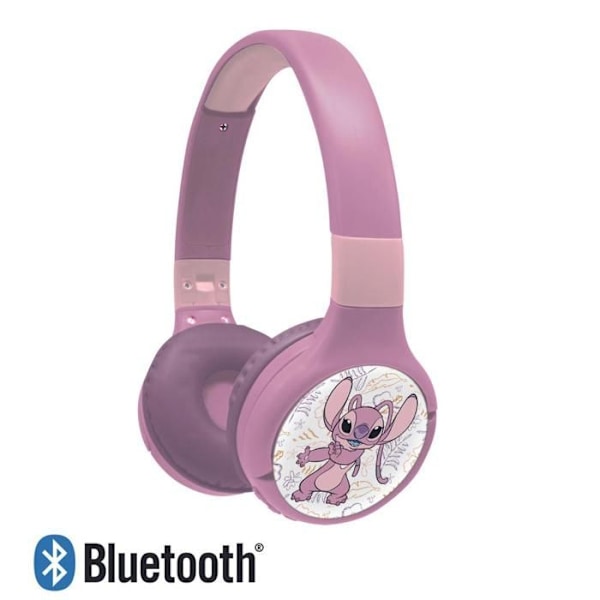 2-in-1 Bluetooth® ja langallinen mukava ja taitettava kuulokkeita lapsille äänirajoituksella – Angel Flerfärgad