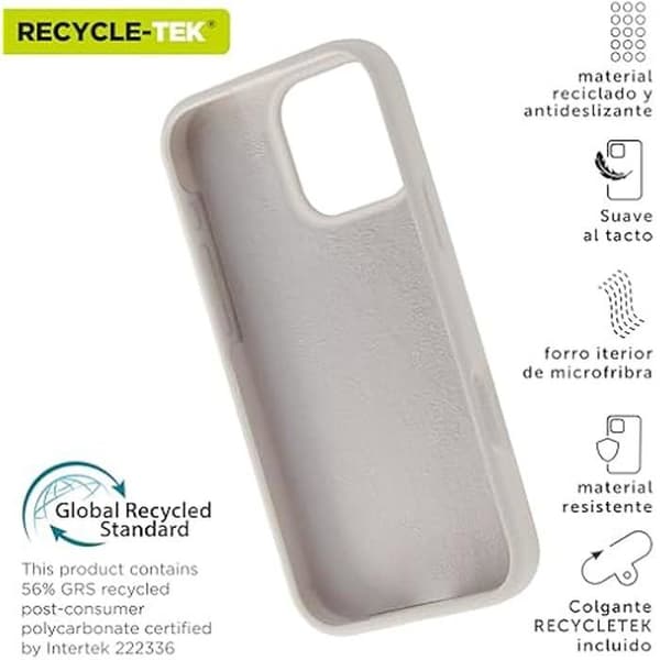 Cover - MUVIT - iPhone 16 Pro Max - Flydende silikone - Fleksibel - Letvægtsdesign Sort