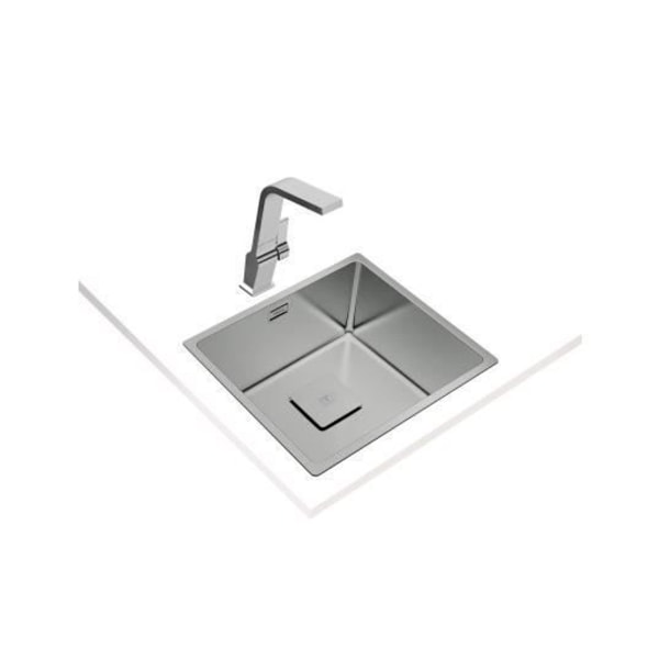 TEKA Flexinéa RS15 inbyggd diskho - Trippelinstallation - Fyrkantig - Slät 18/10 rostfritt stål