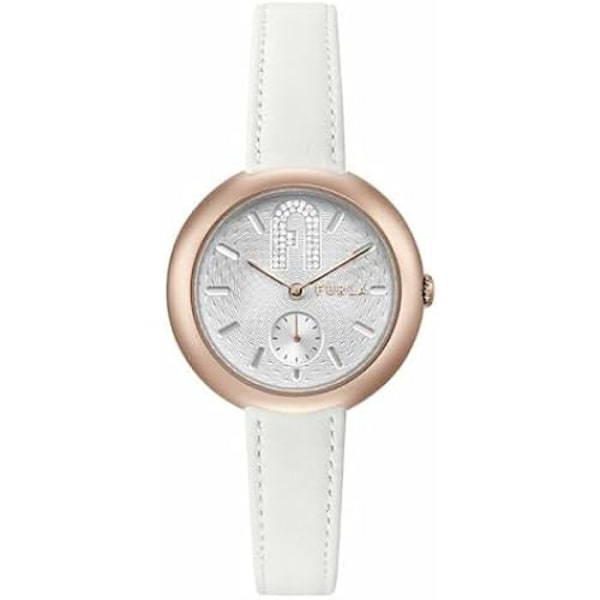 Damklocka - FURLA - WW00013004L3 - Ø 36 mm - Läder - Rostfritt stål - 5 ATM vattentäthet