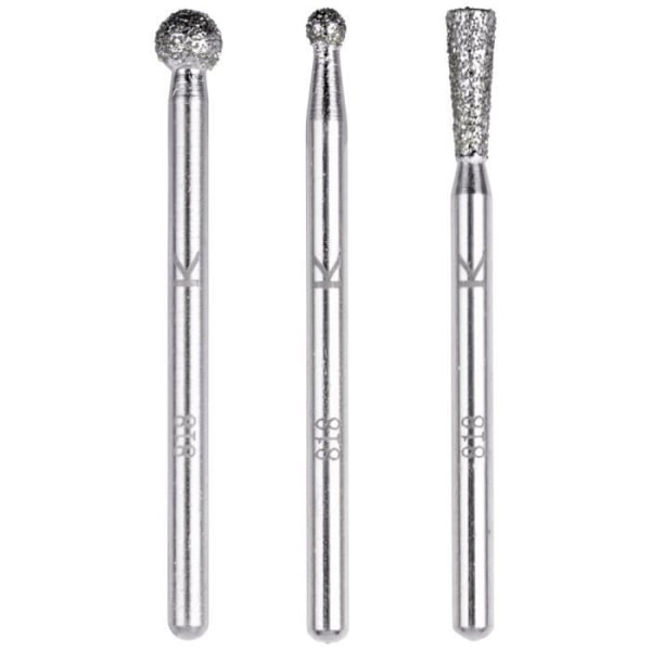Hiontapihdit - Wolfcraft - 5988000 - 3 kappaletta - Timantti - Pallomaiset ja kartiomaiset