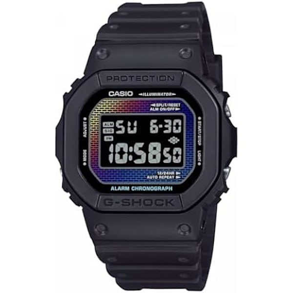 Ur - CASIO - DW-5600RW-1ER - Sort - Plastik - Digital - 20 bar Svart