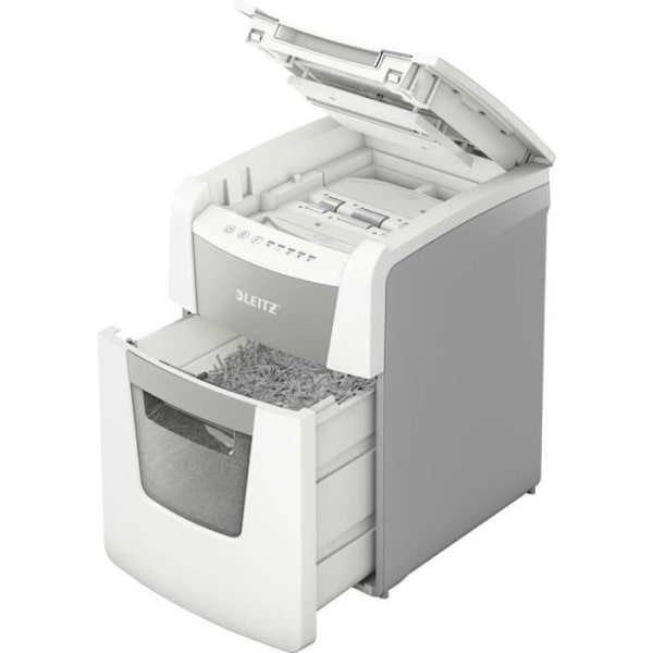 Dokumentskærer - Leitz - IQ Small Office 100 - Krydsklip - 100 ark - 34 liter
