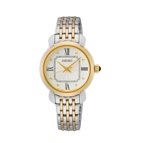 Ur - SEIKO - SUR498P1 - Rustfrit stål - Kvarts - 5 ATM Silver guld