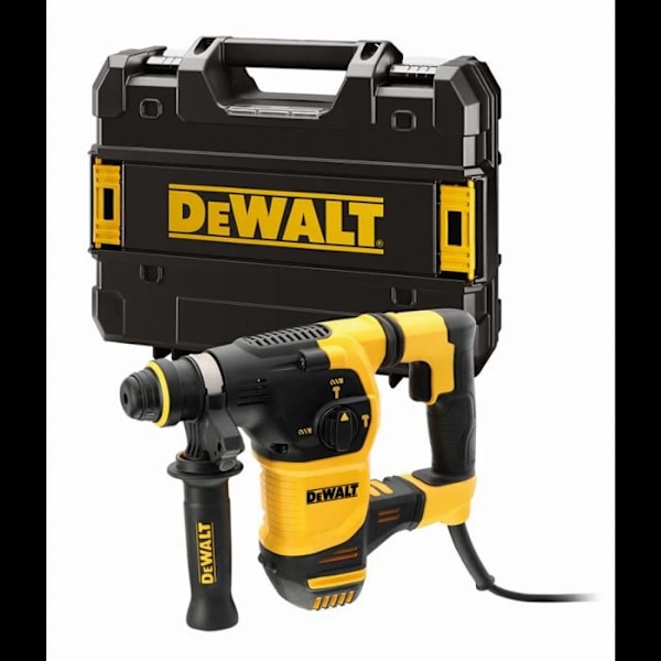 DEWALT 950W 3,5J SDS-Plus Mejselborr - 30 mm - TSTAK D25333K-QS Box Gul