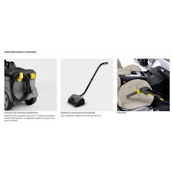 Injectør-ekstraktor 1250W 54 l/s Puzzi 10/2 Adv Karcher