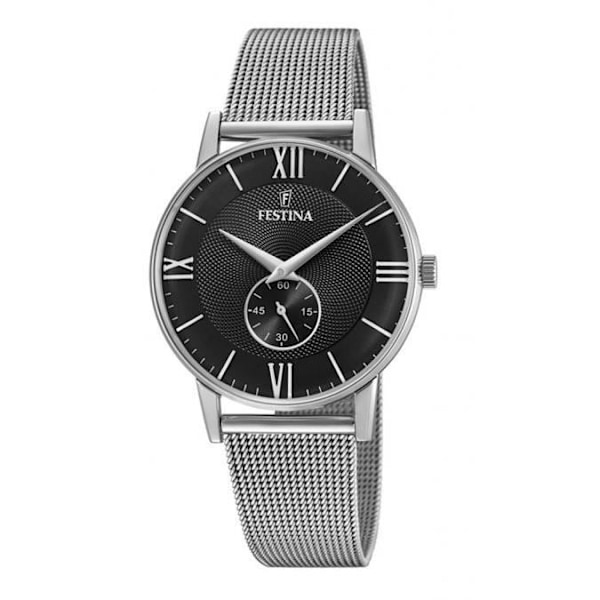 Ur - Festina - F20568-4 - Sort - Sølv - Analog - 3 ATM Silver, Svart
