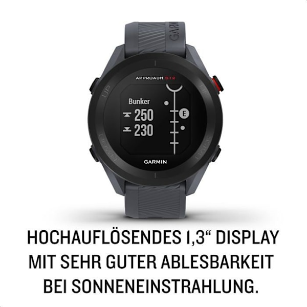 GPS-ur - Garmin - Approach S12 - 43 mm - Digital - Multisport - Grå Grå