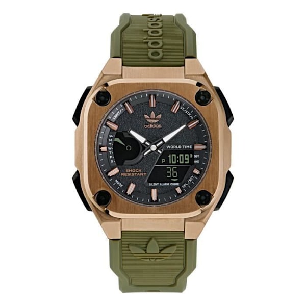 Adidas Originals Klocka - Unisex - AOFH23502 - Grön Plast - 45mm - 10 bar Grön