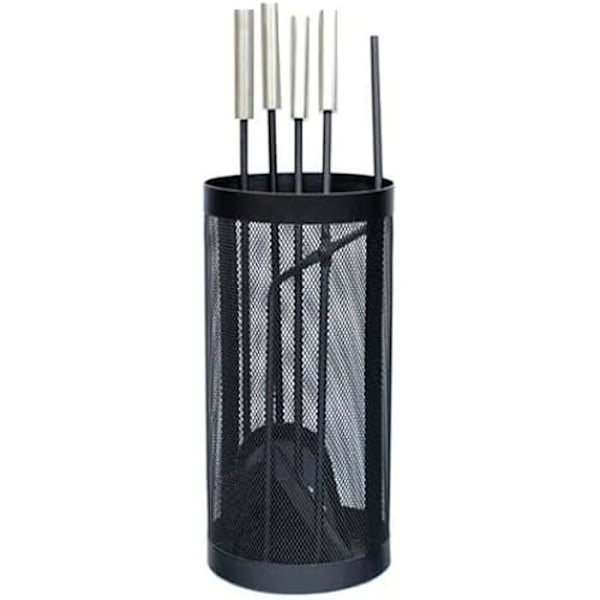 Öppen spis - DKD HEMINNREDNING - Standard - Rostfritt stål - Svart - 11 x 2 x 51 cm