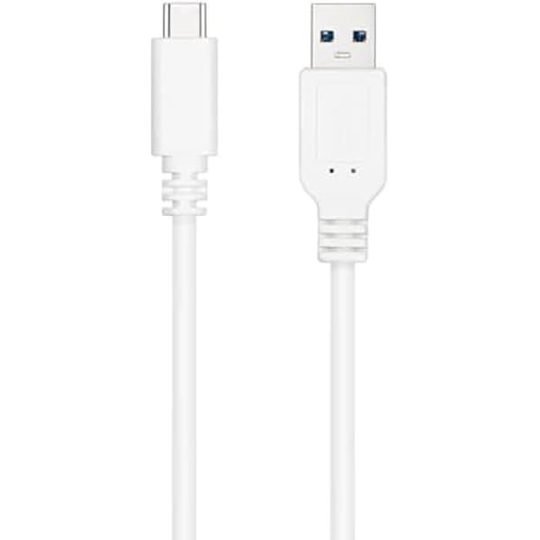 USB-kaapeli - NANO KAAPELI - 10.01.4002-W - USB 3.1 Gen2 10 Gbps - 2 m - USB-C to USB-A