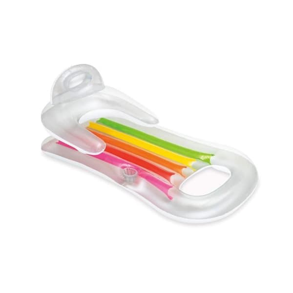 INTEX Oppustelig Sæde til Swimmingpool King Cool - Tilfældig farve Transparent