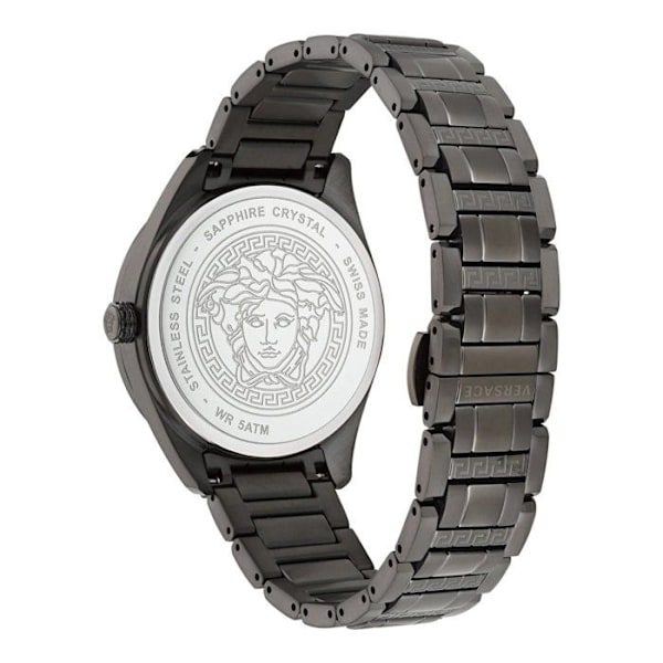 Herre ure Versace VE3H00522 - Sort rustfrit stål - 42mm - 5 bar Svart