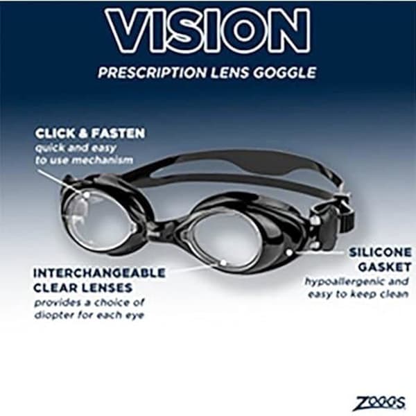 Uimalasit - ZOGGS - Vision - Aurinkosuoja - Optimaalinen suodatus - Sekoitettu Sort/sort