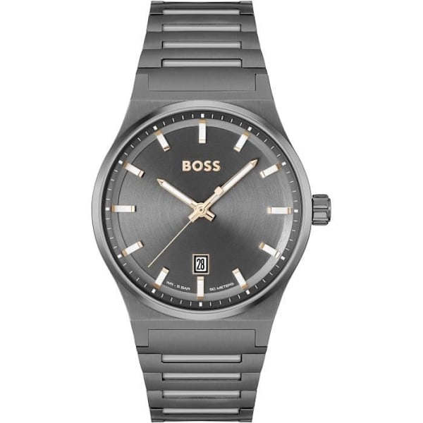Klocka - Hugo Boss - 1514078 - Rostfritt Stål - Grå Silikon - Analogisk Grå