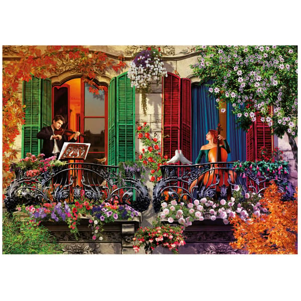 Puslespil - EDUCA - Serenade - 1500 brikker - 85 x 60 cm - Til voksne - Tema malerier