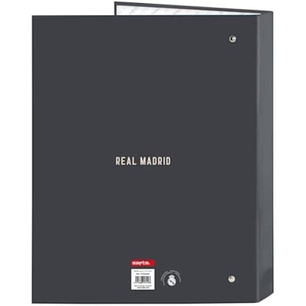 Binders - SAFTA - Real Madrid 3. hold team 24/25 - 4 ring - Comfortable - Ideal for children