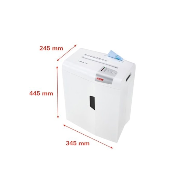shedstar X10 dokumentmakulator, tværsnit: 4,5 x 30 mm vit/silver
