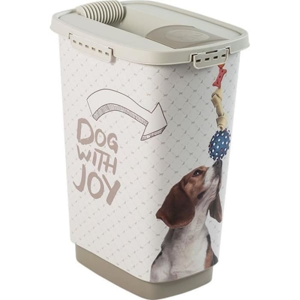 ROTHO Container Croquettess Joy for hunde - 25 L Vit