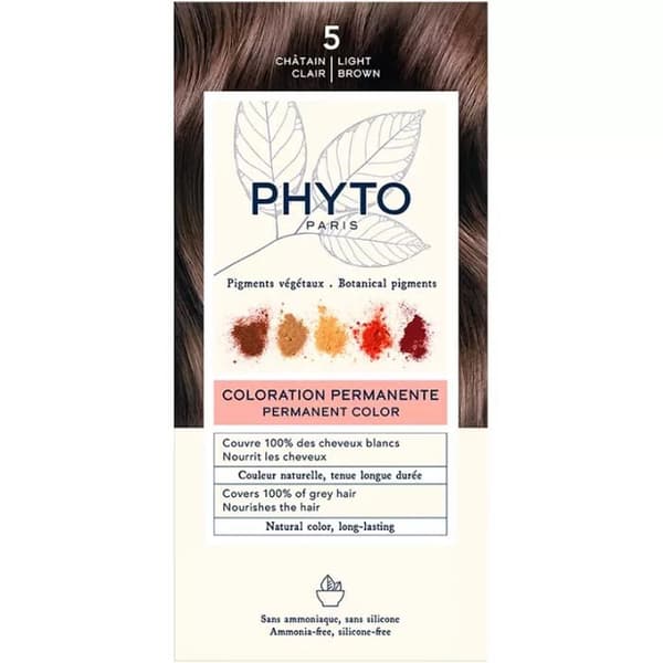 PhytoColor Kit pysyvä väri 5.5 Lysebrun mahogni