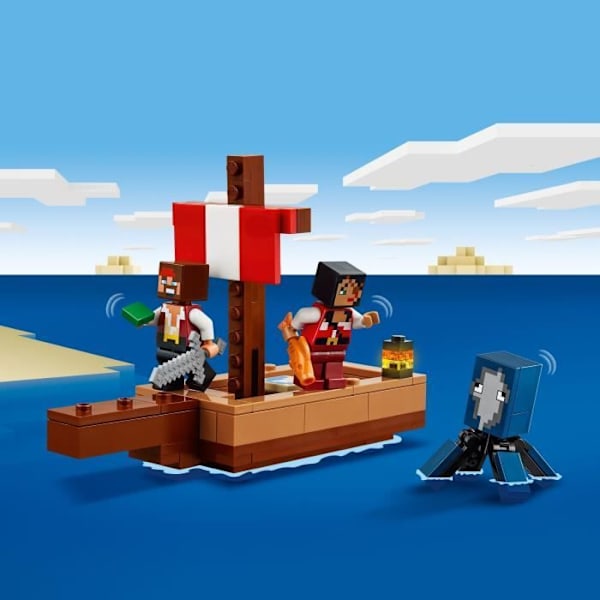 LEGO® Minecraft® 21259 Piratskibsrejse, bygnings- og udforskningssæt Flerfärgad
