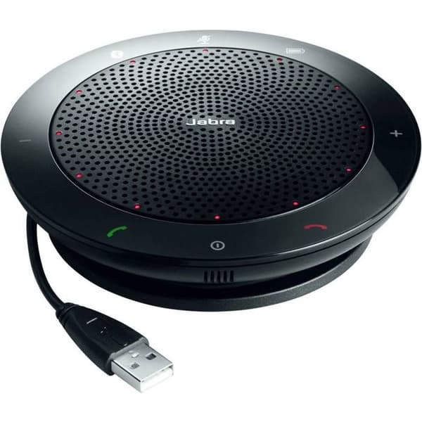 Bærbar højttaler - JABRA - Speak 510+ - Bluetooth 3.0 - Grå - Batterilevetid 15 timer Sort