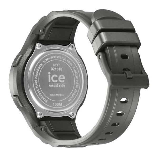 Klocka - Ice Watch - 021610 - Grå silikon - 34 mm - Vattentät 10 bar Grå