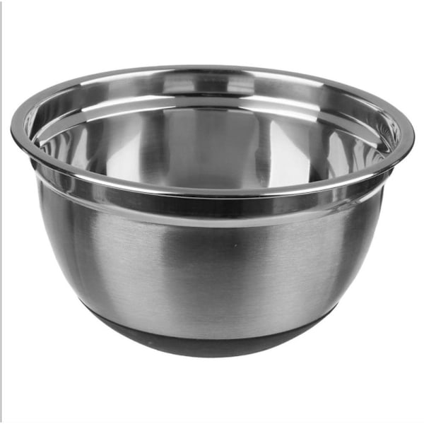 Salaattiastia - Inox - 25,8 cm - Liukumaton - 4,5 litraa - Astianpesukoneen kestävä