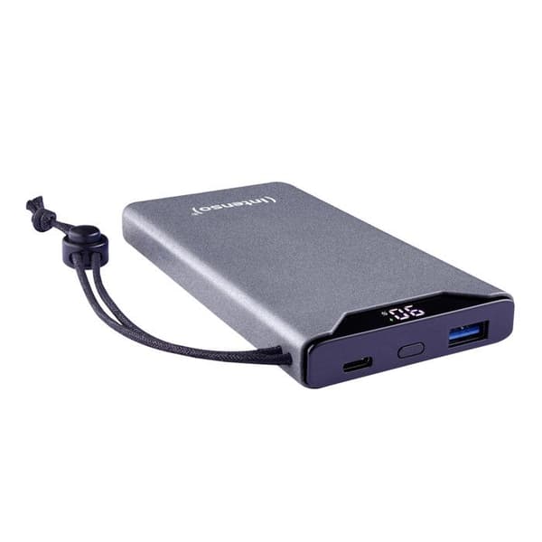 Intense - PowerBank F10000 - 10 000 mAh - Harmaa
