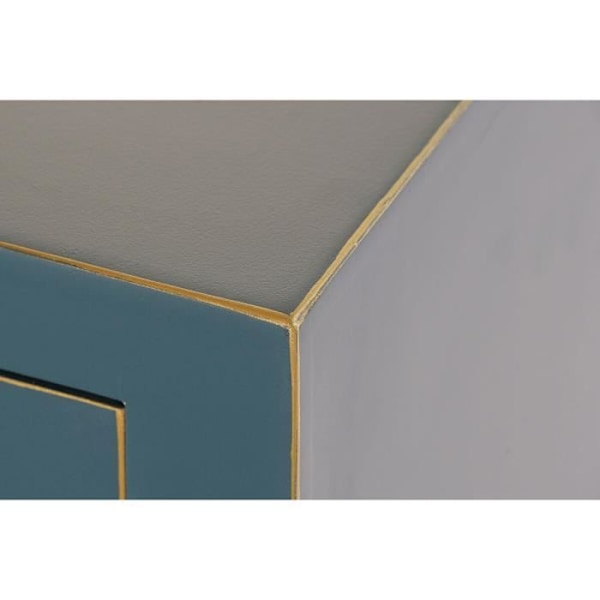 blå gran konsol trä mdf (63 x 26 x 83 cm)