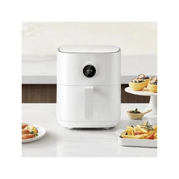 Friteuse - XIAOMI - Smart Air Fryer 4,5L - Variabel temperatur - Timer - Hvid