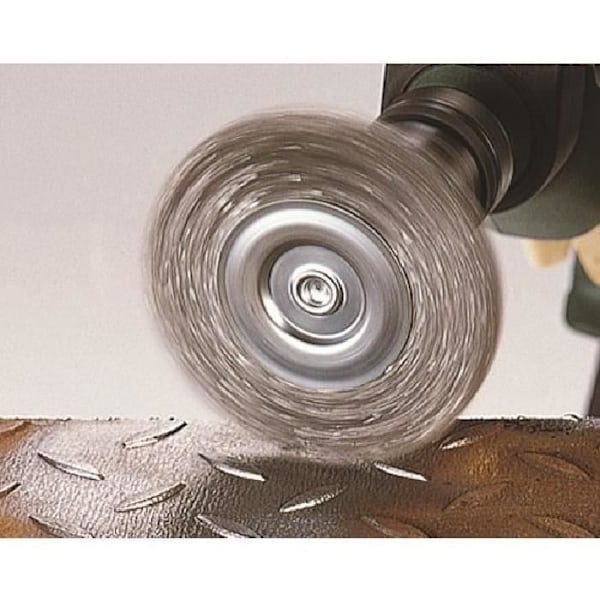 Pyöreä metalliharja - WOLFCRAFT - HEX Ø100x10mm - Metalli - 1 kpl